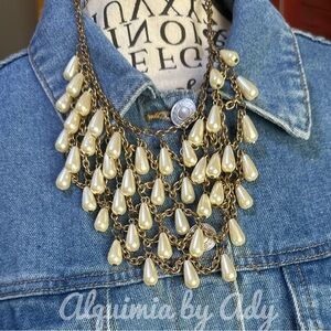 Alquimia by Orly Pearl Drop Necklace